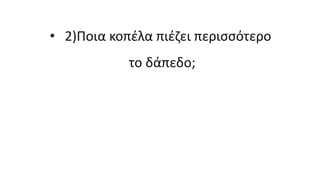 • 2)Ποια κοπέλα πιέζει περισσότερο
το δάπεδο;
 
