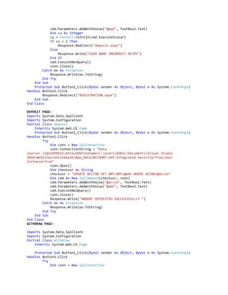 DOT NET LAB PROGRAM PERIYAR UNIVERSITY | PDF