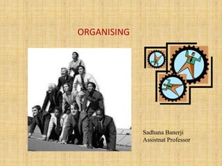 ORGANISING
Sadhana Banerji
Assistnat Professor
 