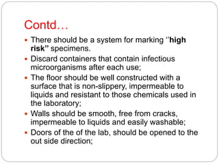 High Risk Specimen Safe Use and Storage of Chemicals and Reagents | PPT