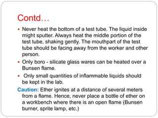 Safe Use and Storage of Chemicals and Reagents | PPT