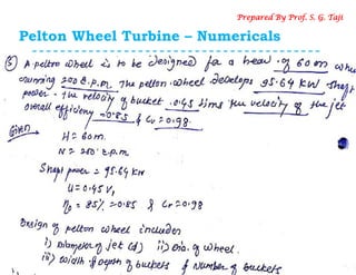 Pelton Wheel Turbine Part 2 | PDF