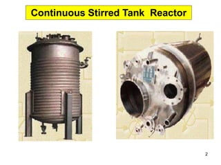 2
Continuous Stirred Tank Reactor
 