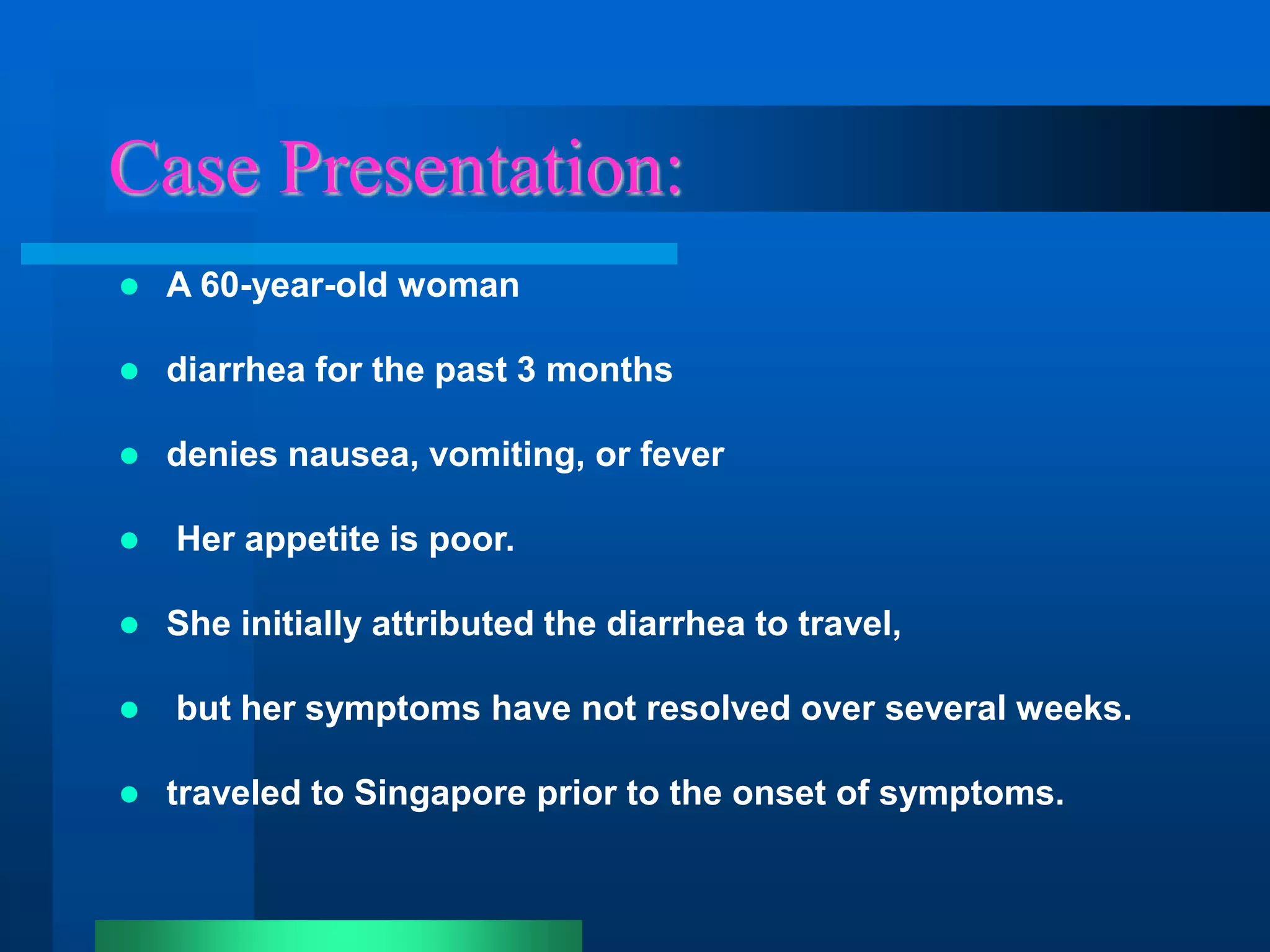 Approach to a patient with Chronic Diarrhoea | PPT