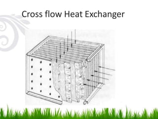 Cross flow Heat Exchanger
 