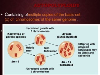 Polyploidy, Mutation and Hybridization with reference to Medicinal ...