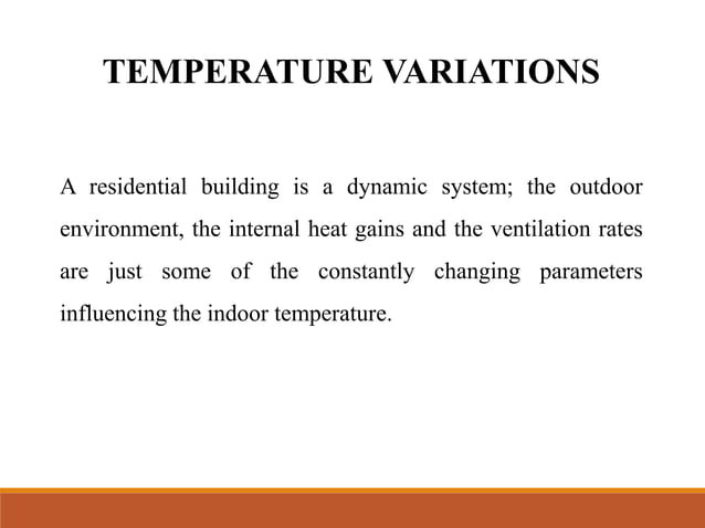 Picture of Thermal Comfort in Residential Building | PPT