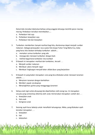 LKPD kelas 3 semester 1  tema 2 