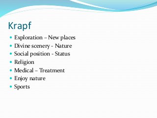 4.Tourism Motivation