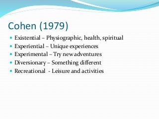 4.Tourism Motivation