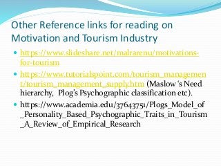 4.Tourism Motivation