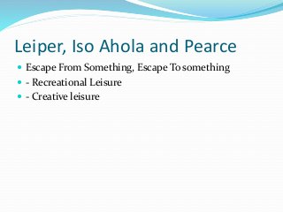 4.Tourism Motivation