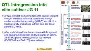 Research Program Genetic Gains (RPGG) Review Meeting 2021: From Discovery to Delivery: A Story of Chickpea By Dr Mahendar Thudi