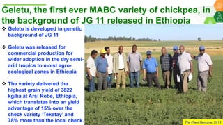 Research Program Genetic Gains (RPGG) Review Meeting 2021: From Discovery to Delivery: A Story of Chickpea By Dr Mahendar Thudi