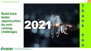 Research Program Genetic Gains (RPGG) Review Meeting 2021: From Discovery to Delivery: A Story of Chickpea By Dr Mahendar Thudi