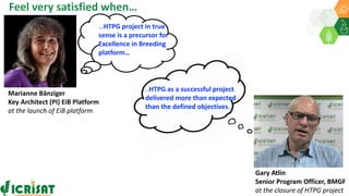 Research Program Genetic Gains (RPGG) Review Meeting 2021: Update on High-throughput genotyping (HTPG) project Shared Industrial-scale Low-density SNP Genotyping for CGIAR and Partner Breeding Programs Serving SSA and SA By Dr Rajeev K Varshney