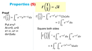Gamma function | PPTX
