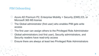 Access Security - Privileged Identity Management | PDF