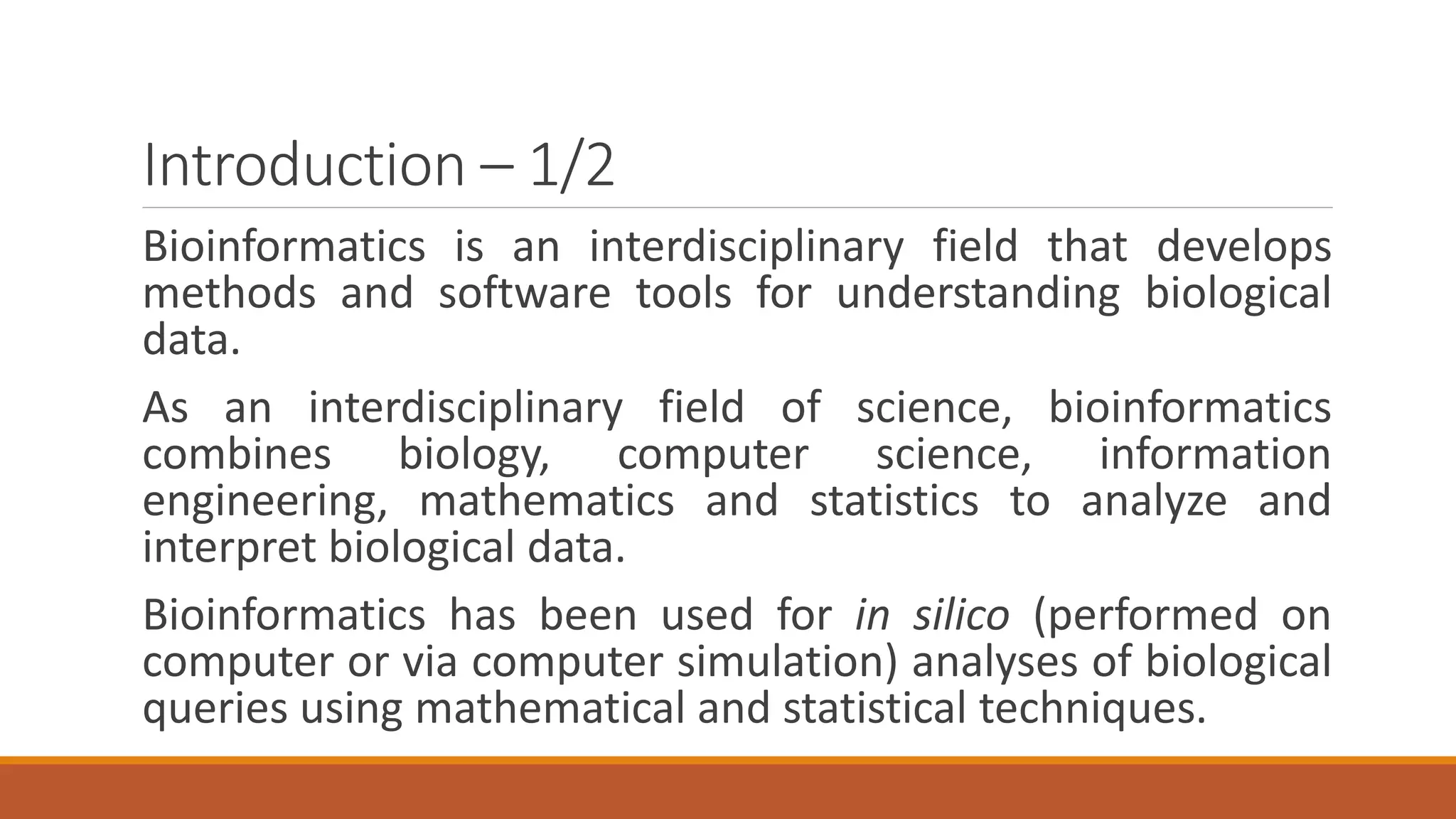 Bioinformatics | PPTX