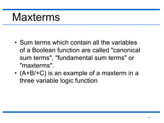 4.logic functions | PPTX