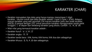 4. tipe data dan operator java | PPTX