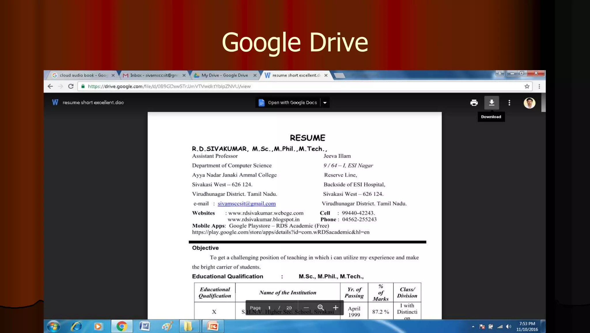 Google Drive
 