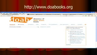 http://www.doabooks.org
 