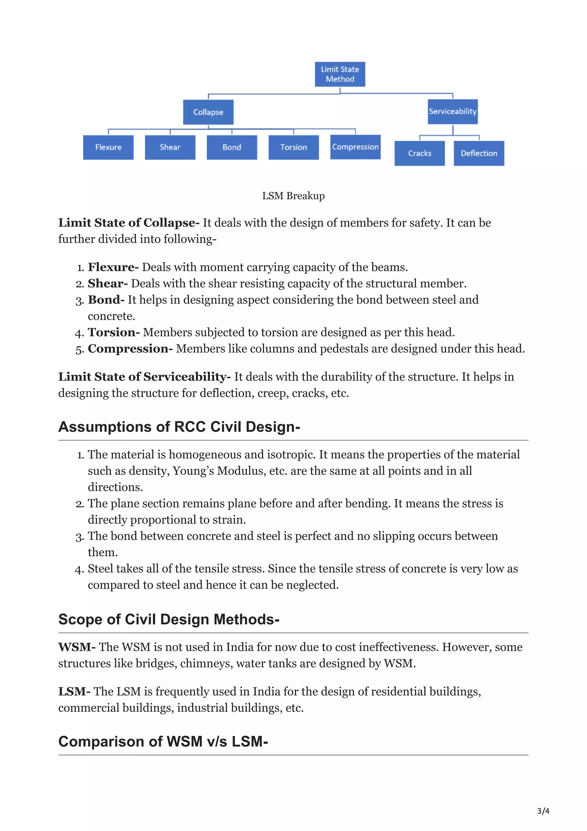 Civil Design of Structures -WSM & LSM | PDF