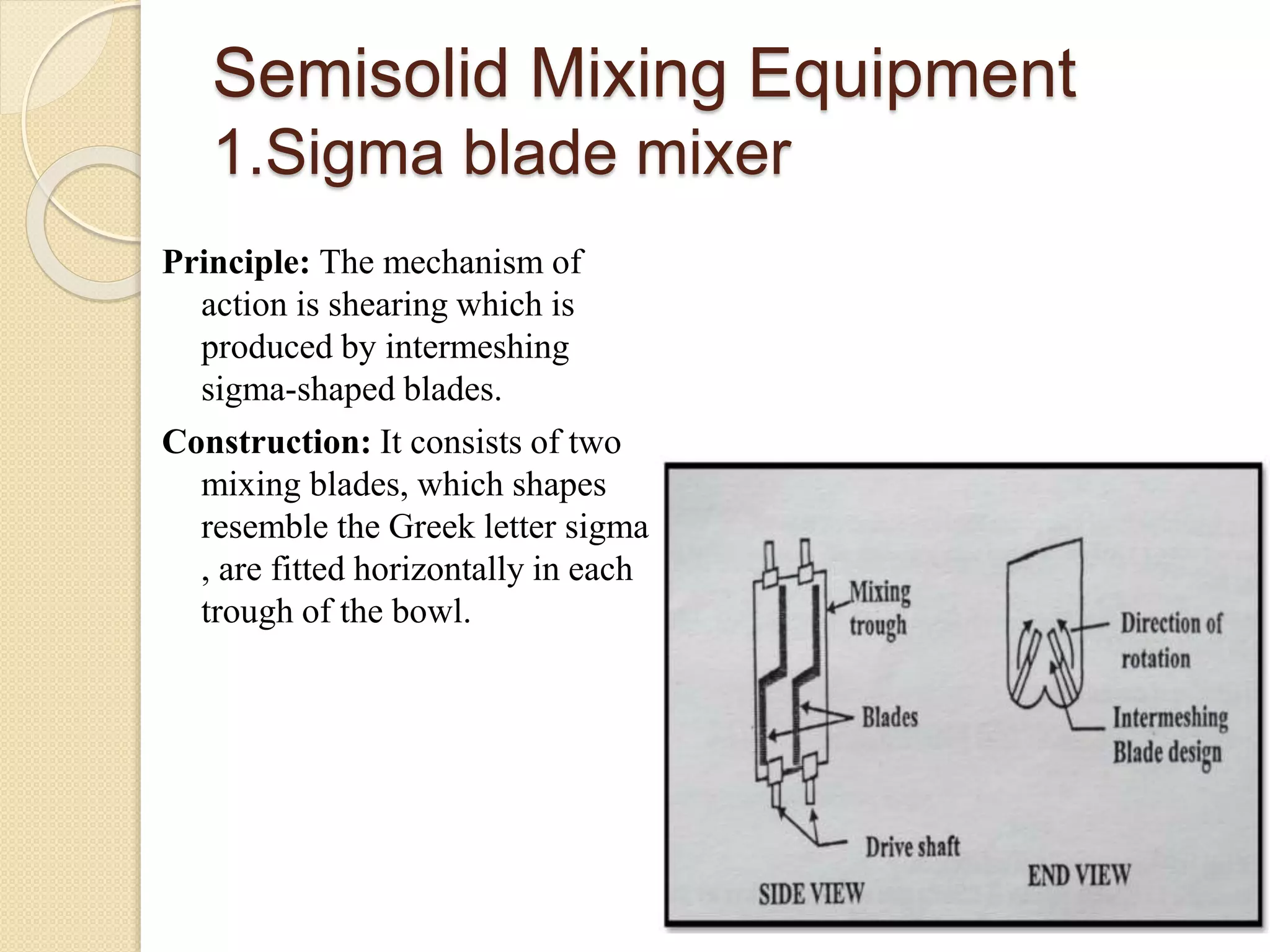 Mixing Technique And Equipments | PPTX