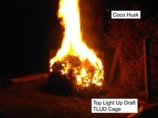 Top Light Up Draft
TLUD Cage
Coco Husk
 