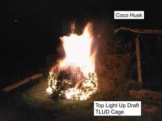 Top Light Up Draft
TLUD Cage
Coco Husk
 
