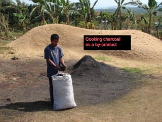 Cooking charcoal
as a by-product
 