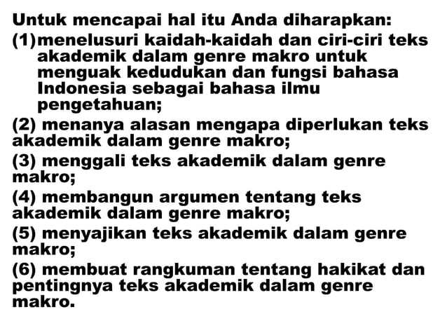 Bab 1 Mengeksplorasi Teks Akademik dalam Genre Makro