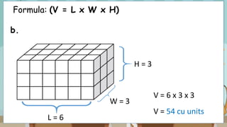 Rectangular V Formula 4.4 volume of solid figure and rectangular prism | PPTX