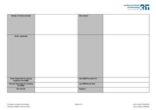 Practical assessment 4 - Identify construction work hazards and select ...