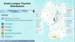 Kuala Lumpur Tourism
Distribution
 
