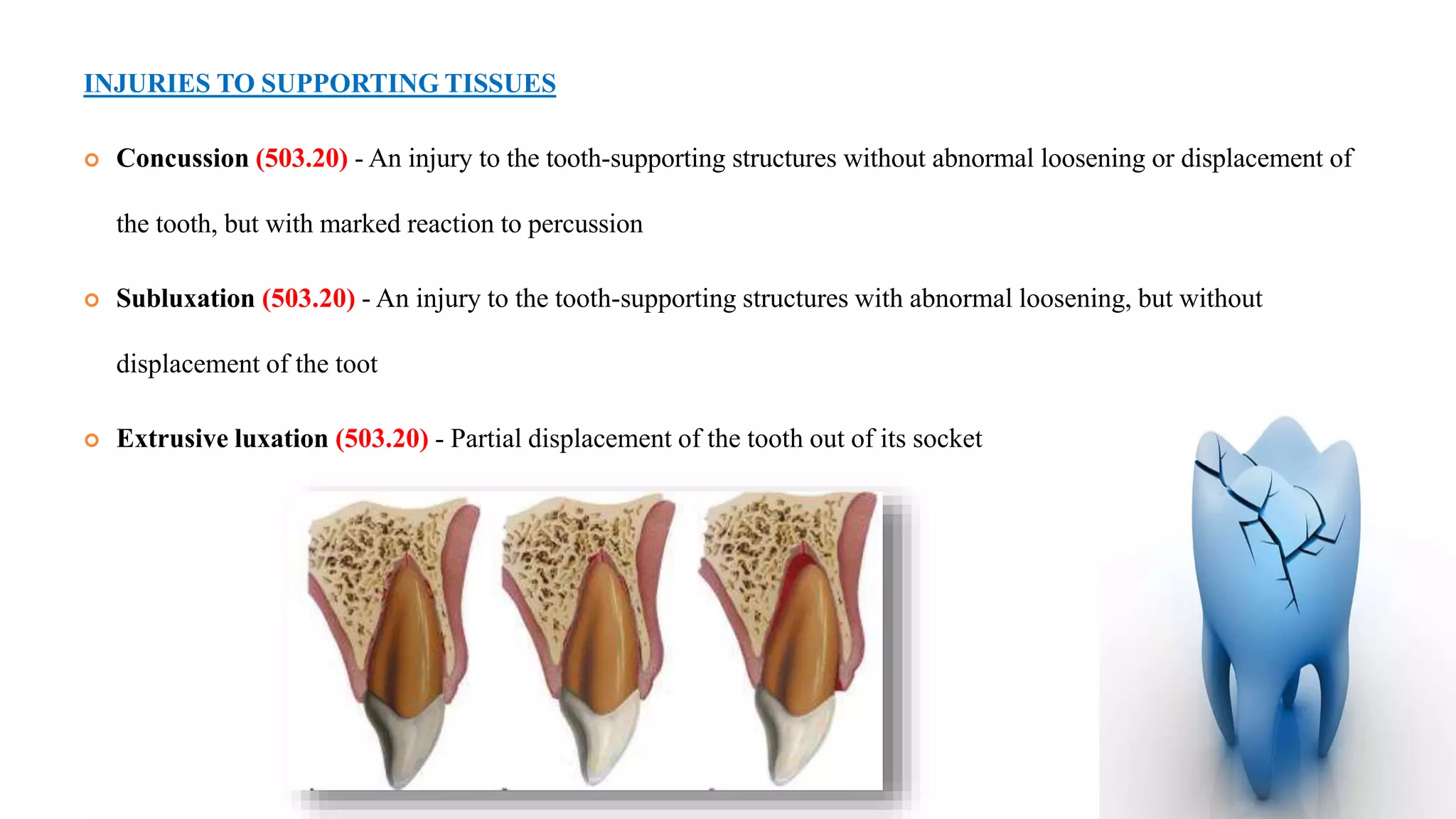 DENTAL TRAUMATIC INJURIES | PPTX