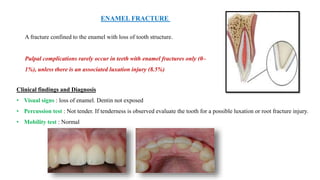 Enamel Infarctions DENTAL TRAUMATIC INJURIES | PPTX