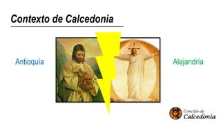 Contexto de Calcedonia
Antioquía Alejandría
 