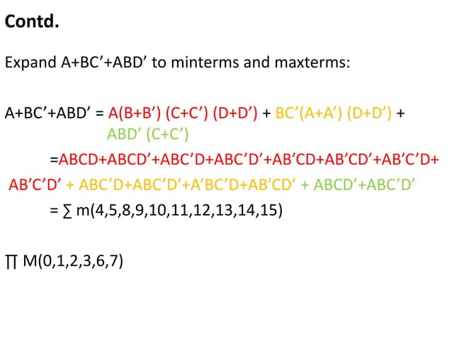 4. Boolean Function and Their Representation.pptx