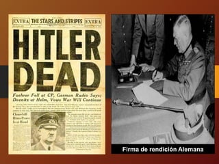 Firma de rendición Alemana
 
