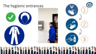 The hygienic entrances
3
 