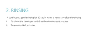 Sequence Rinsing 4. Dental X-Ray Film And Film Processing.pptx