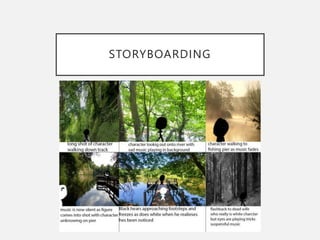 STORYBOARDING
 