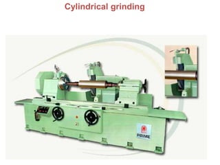 Cylindrical grinding
 