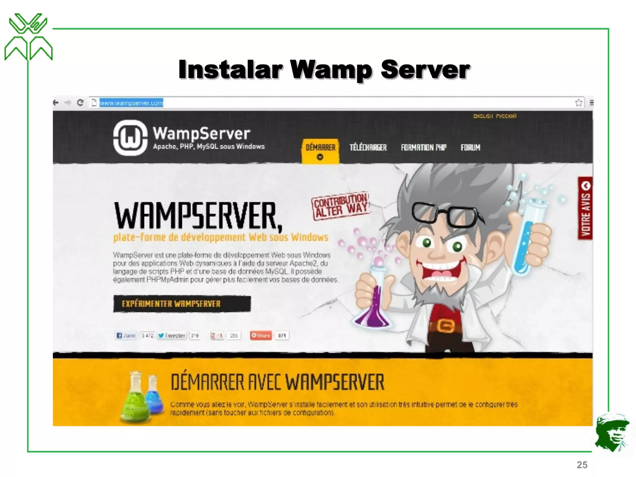 Instalar Wamp Server
25
 