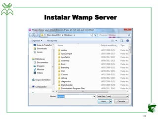 Instalar Wamp Server
30
 