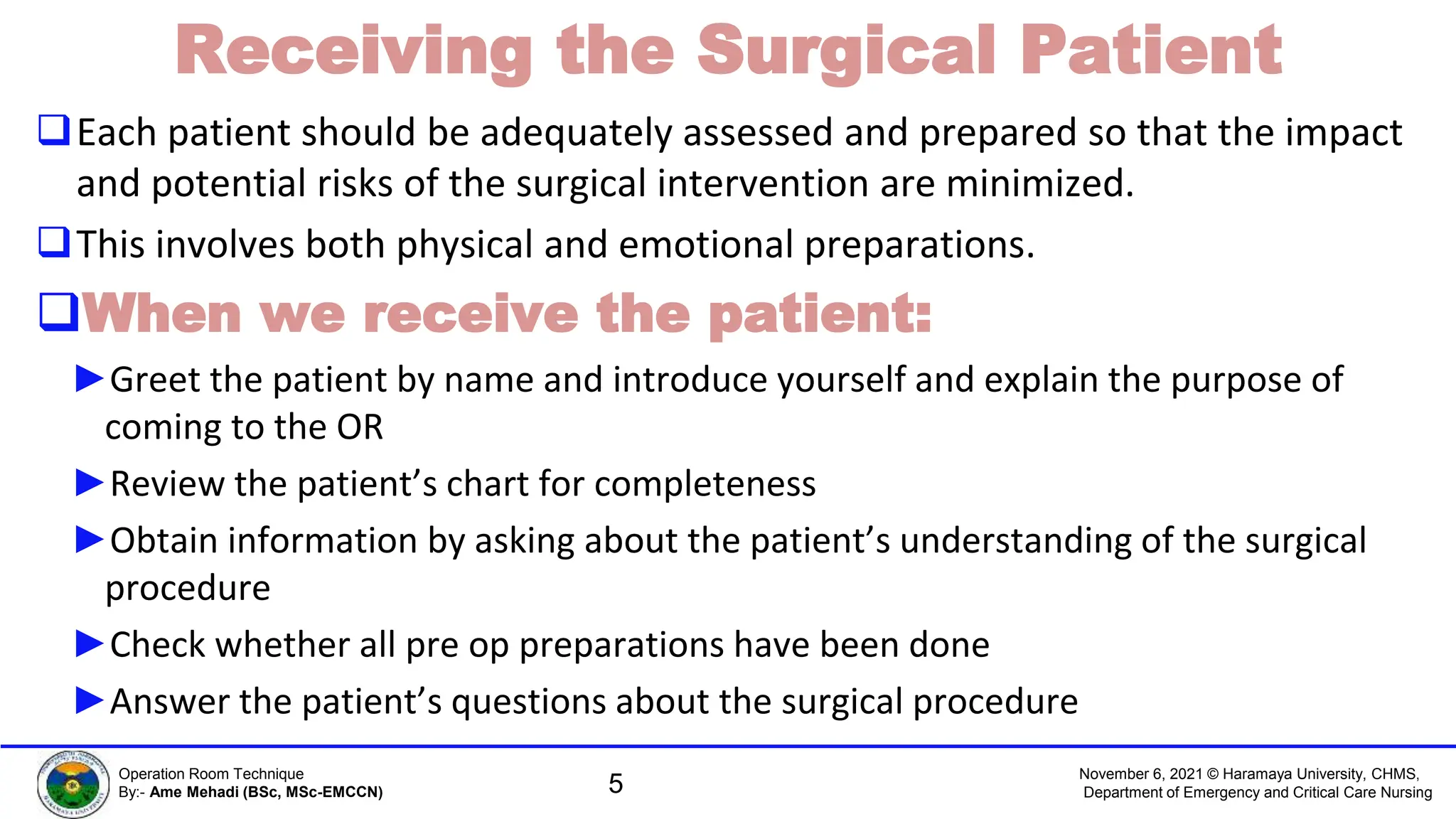 Receiving and Positioning Surgical Patient (1 hrs).pptx