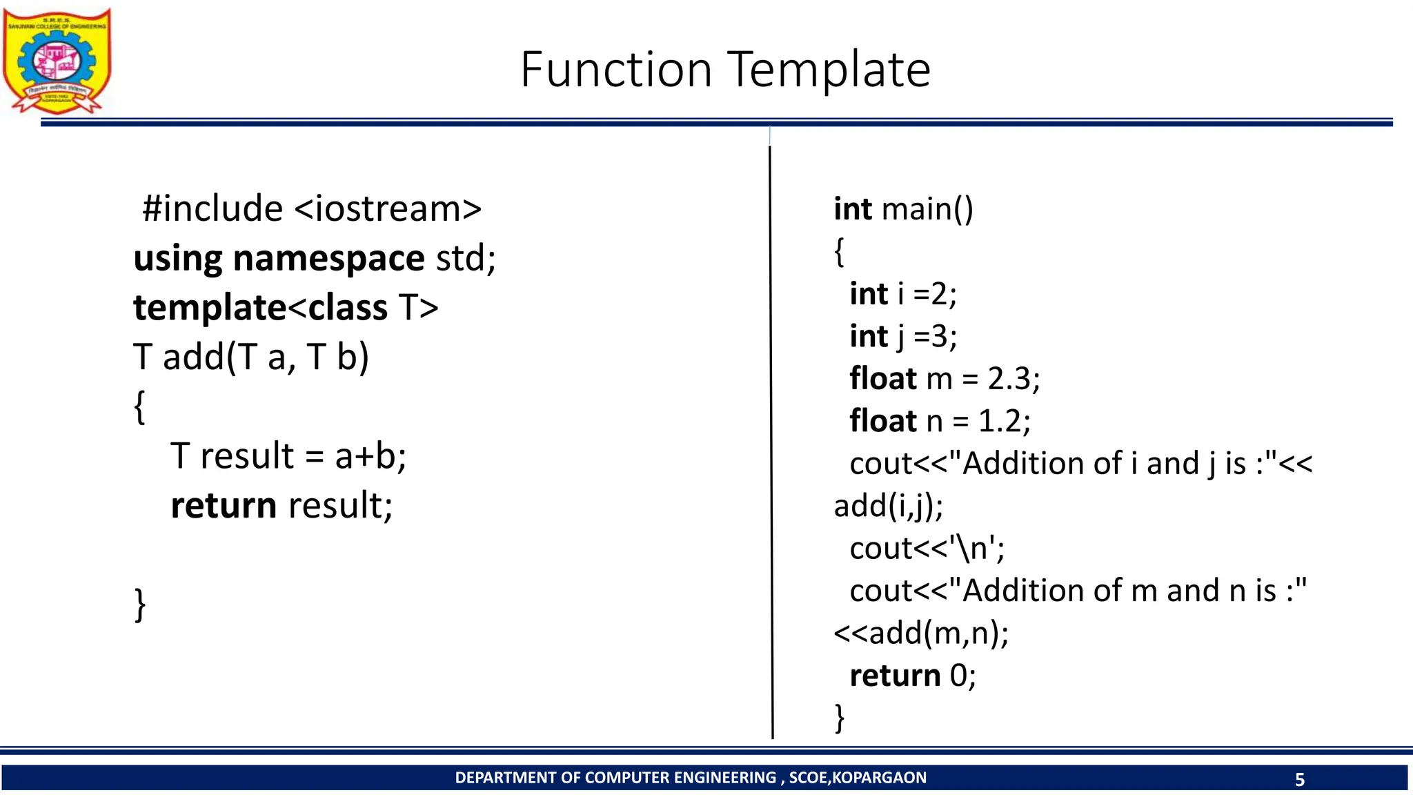 4.1 Function Templates,Overlaoding Function Templates.pptx