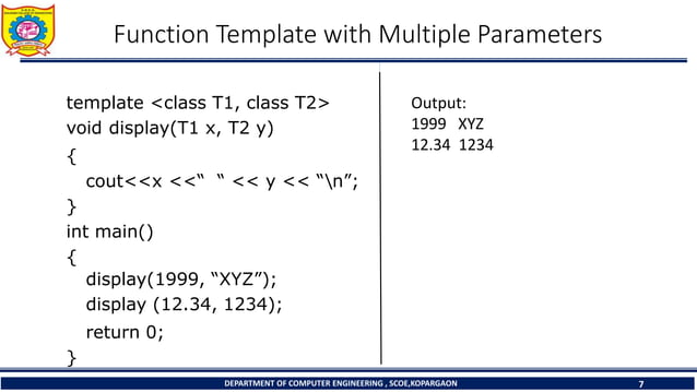 4.1 Function Templates,Overlaoding Function Templates.pptx